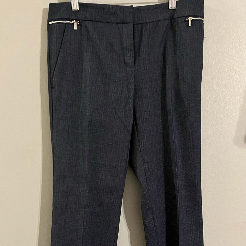 casual slacks with zipper pockets